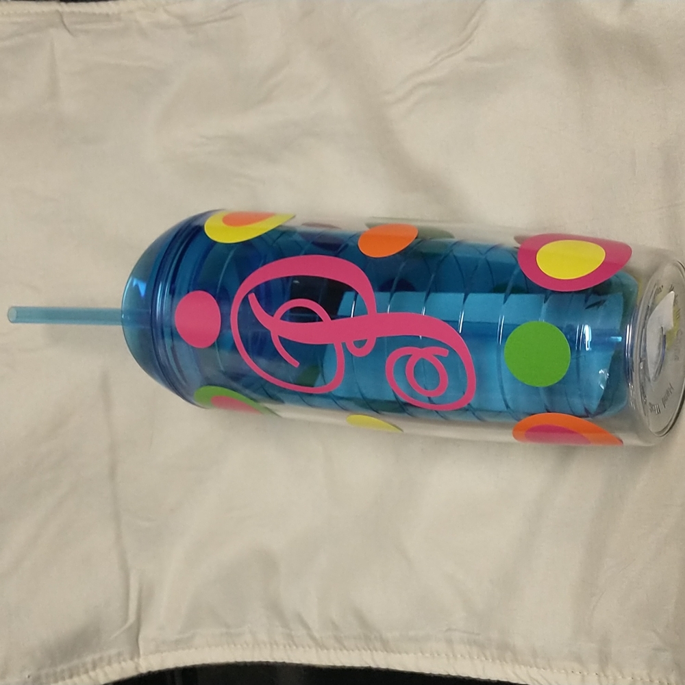 New Serendipity Vinyled Monogrammed Double Wall Tumbler
